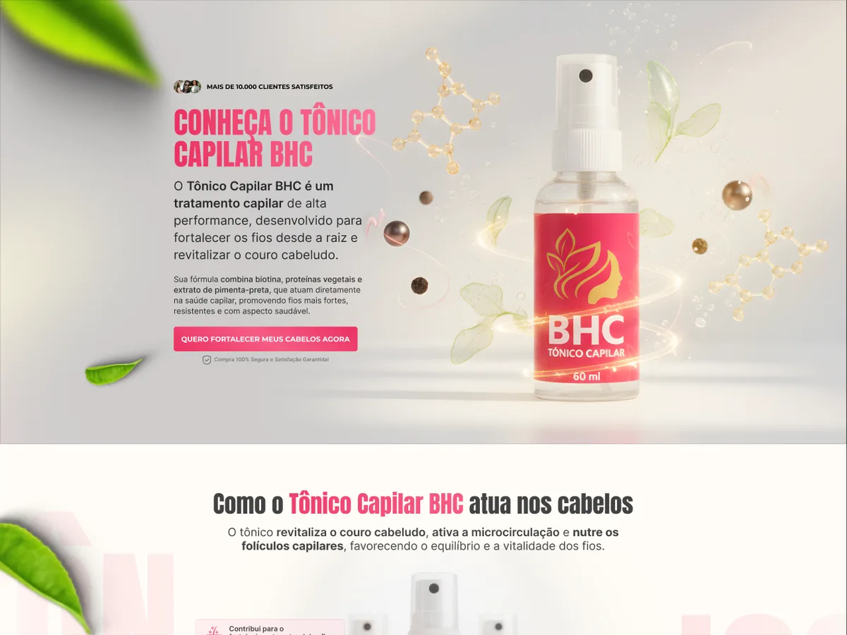 Projeto Tônico Capilar BHC